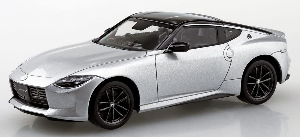 Aoshima Bunka Kyozai Серия Snap Kit Nissan RZ34 Fairlady Z Brilliant Silver Пластиковая модель (АОСИМА) 1/32 Предварительно окрашенный 17-D