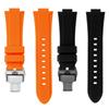 Выпуклый ремешок для часов Силиконовый браслет для timex T2N738 T2N739 T2N720 T2N721 T49706 Ремешок для часов с бабочкой Резиновый ремешок 24X16 мм