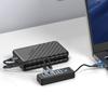 PWC2U-C3 USB-C - USB-A USB-C splitter hub - black