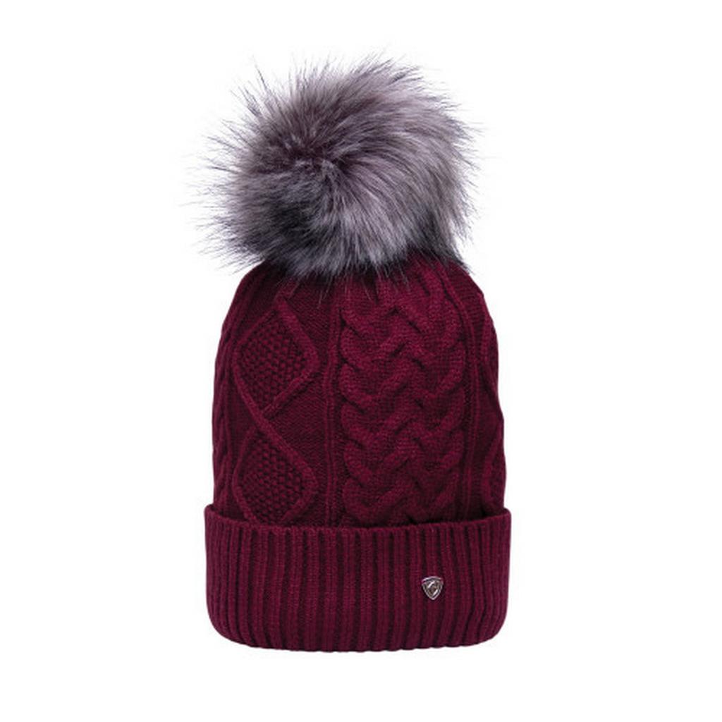 Hy Unisex Adult Vanoise Bobble Cable Knit Beanie