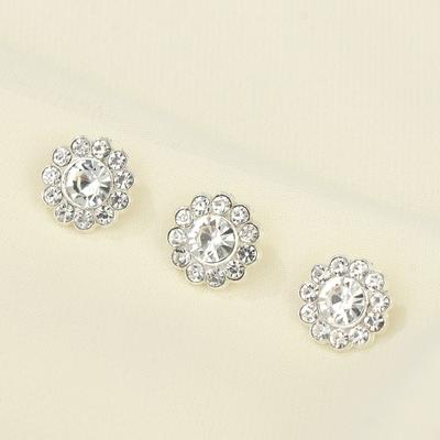 Пуговица для рукоделия, пуговицы для рубашек, аксессуары для скрапбукинга, металлические пуговицы со стразами, украшения для рукоделия