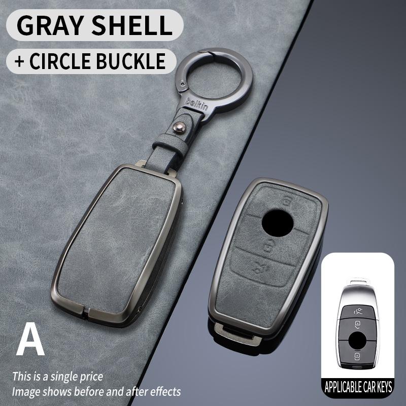 Чехол для ключа автомобиля Сумка для ключа Для Mercedes Benz A C E S Class W221 W177 W205 W213 Автостайлинг Держатель Ракушка