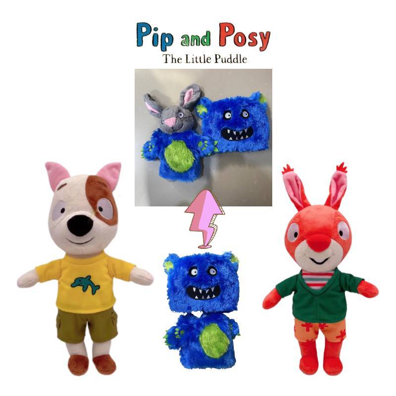 Pip And Posy Plush Toy Stuffed Animal Squirrel Dog Monster Doll Children Gift