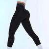 High elasticity nude yoga pants women's peach buttocks high waist hip lift sports fitness pants belly tight women's breathable and comfortable