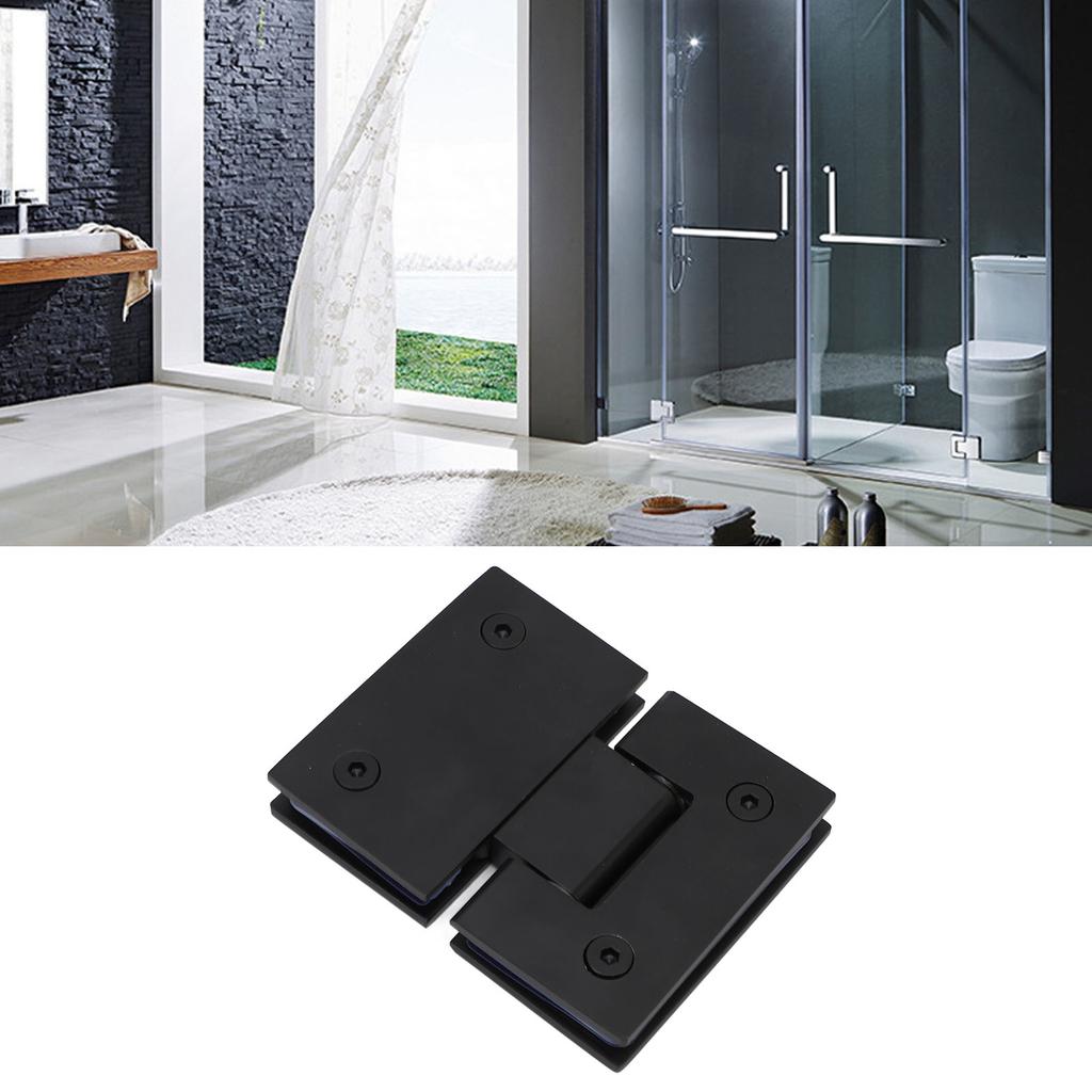 Стеклянные дверные петли для душа 180 градусов из нержавеющей стали сверхпрочные дверные петли для стекла толщиной 5/16-1/2 дюйма 8 мм-12 мм для безрамных дверей ванной комнаты