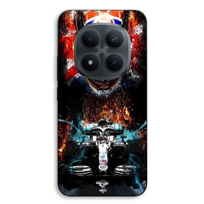 Coque téléphone - MANIACASE - Xiaomi Redmi Note 15 Pro Plus 5G - Silicone TPU - Noir - Lewis Hamilton Mercedes 44
