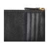 Versace Emblem Metal Medusa Logo Calfskin And Sheepskin Card Holder Women Accessories Black 1024191-1A17449-1B55J