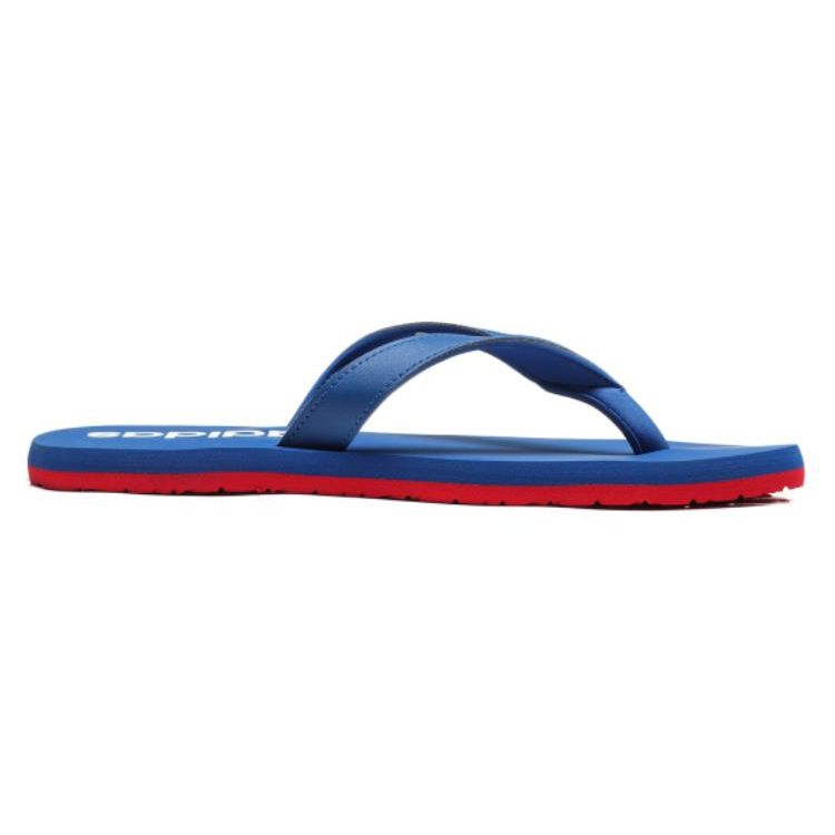 Adidas Eezay Flip Flop Non-Slip Durable Rubber Sole Silent Quick-Dry Slide Sandals Men Footwear Deep-Blue EG2040