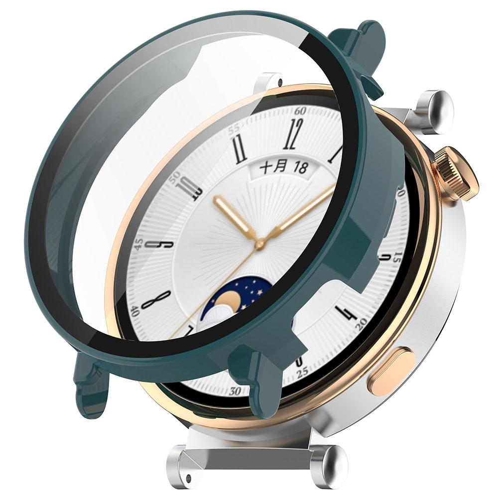 Защитный чехол из ПК + закаленного стекла для Huawei Watch GT4 46 мм 41 мм, полноэкранный защитный чехол-бампер