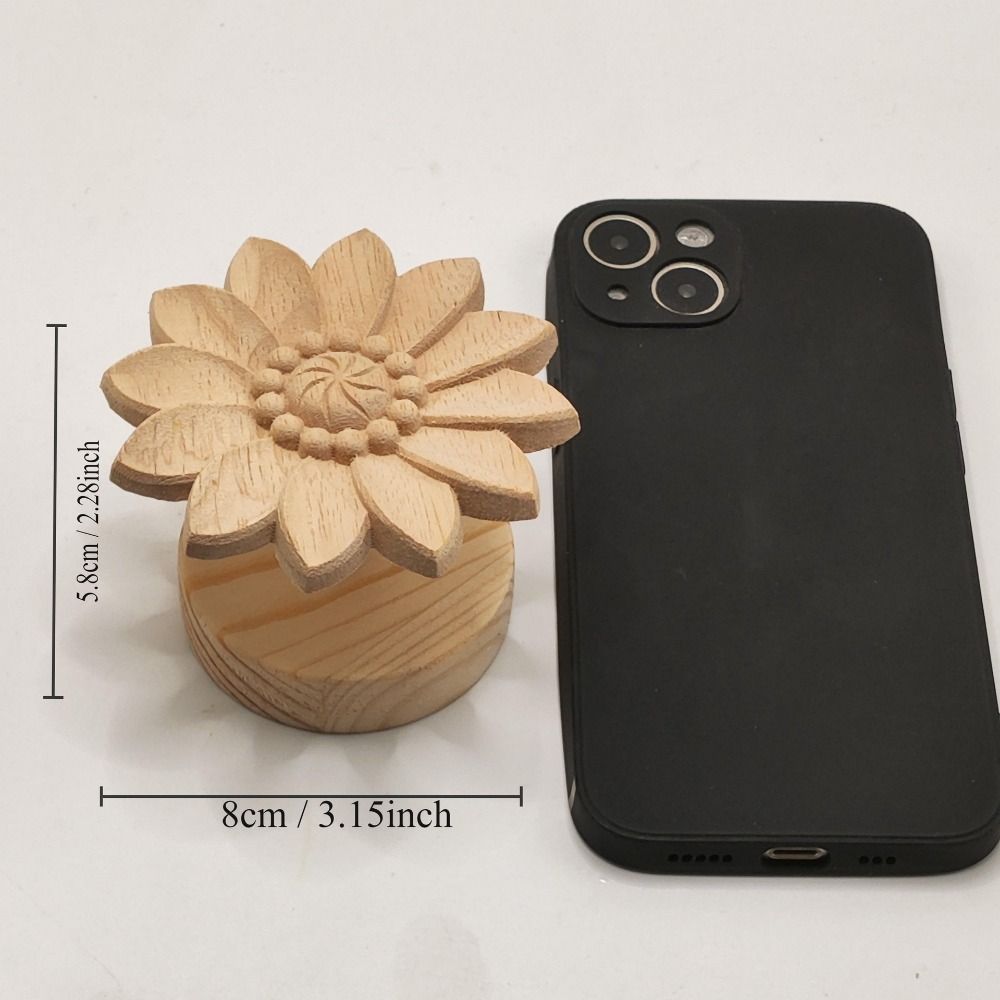 Refillable Wooden Daisy Essential Oil Diffuser DIY Fireless Aromatherapy Diffuser  Sleep Aid