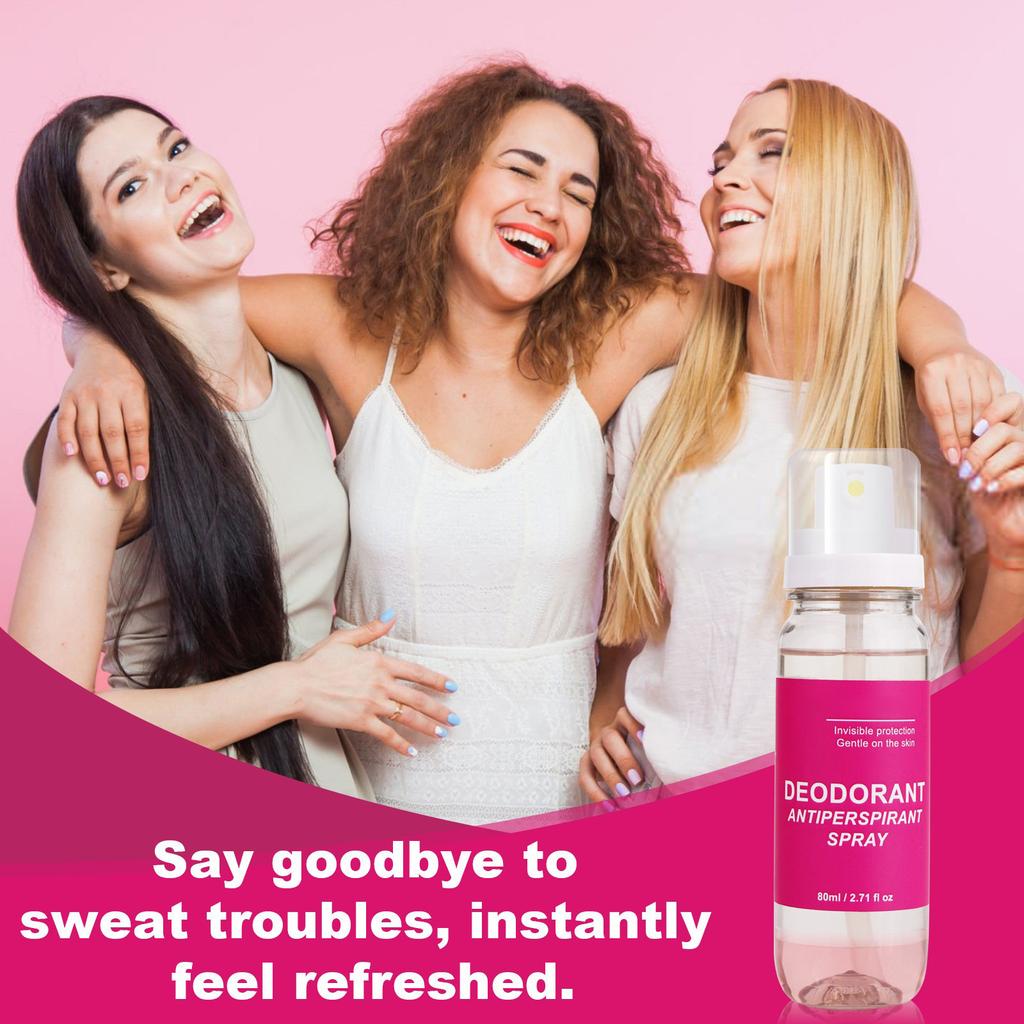 Дезодорант-спрей против пота, очищающий подмышки, запах пота, свежий и сухой спрей, 1 шт., 80 мл