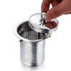Infuser Mesh Coffee Reusable Stainless Steel Lid Filters Tea Strainer