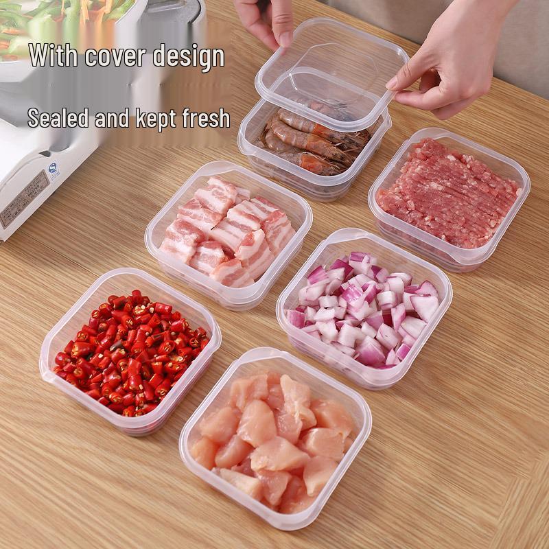 Airtight Freezer & Fridge Storage Box for Meat, Vegetables, and Meal Prep