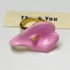 Elegant Adjustable Enamel Calla Flower Ring Metal Colorful Geometric Open Ring Opening Minimalist Vintage Ring Women