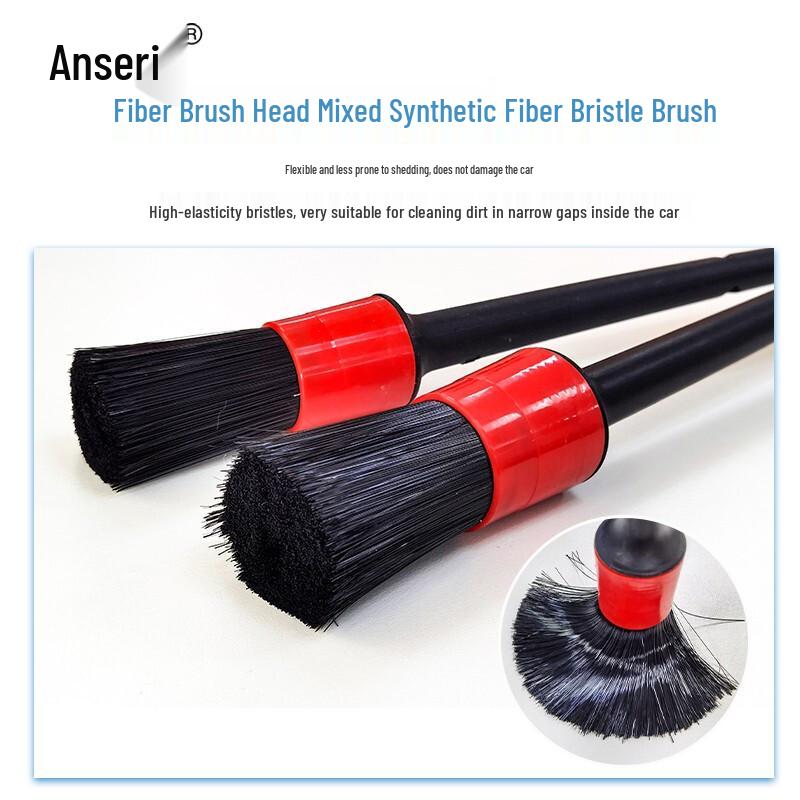 Ansaierui 5-Piece Soft Bristle Car Detail Brush Set