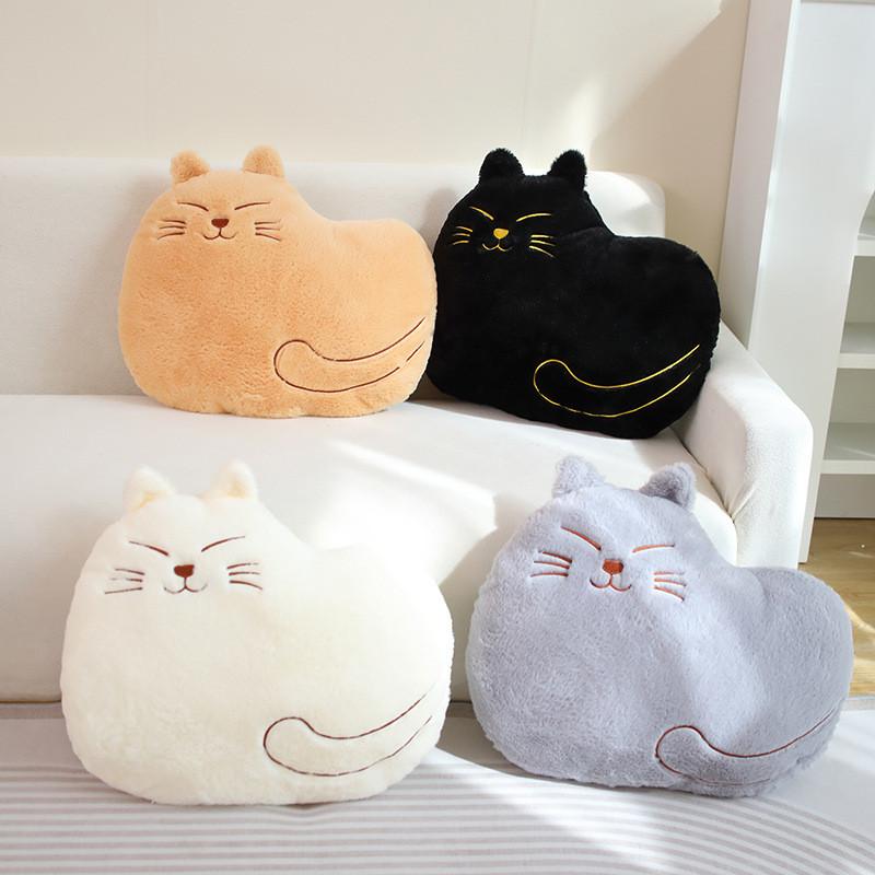 Игрушка Кот Плюшевое Животное Мягкая Кукла Мультяшный Декор Спальни Детский Подарок Милый