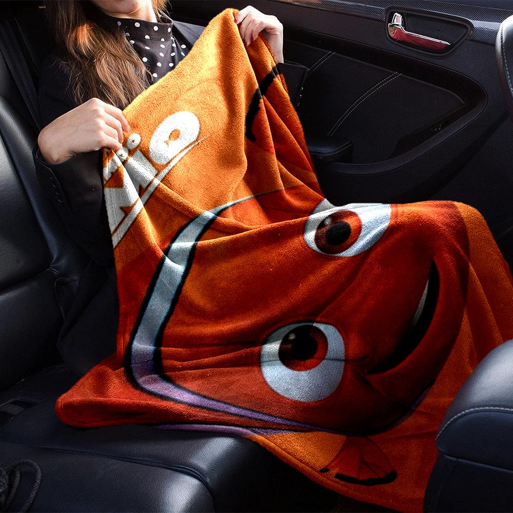 Nemo Theme Printed Blanket - Perfect for Couch, Bed, Travel & Outdoor Use | Machine Washable, Cozy & Durable.