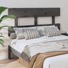 VidaXL Headboard Grey 144x3x81 Cm Solid Pine Wood 819072