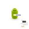 50g/178PCS 3062 1x1 Cylindrical Block Moc Color Loose Parts Compatible with Brick DIY Children's Toy Assembly Storage