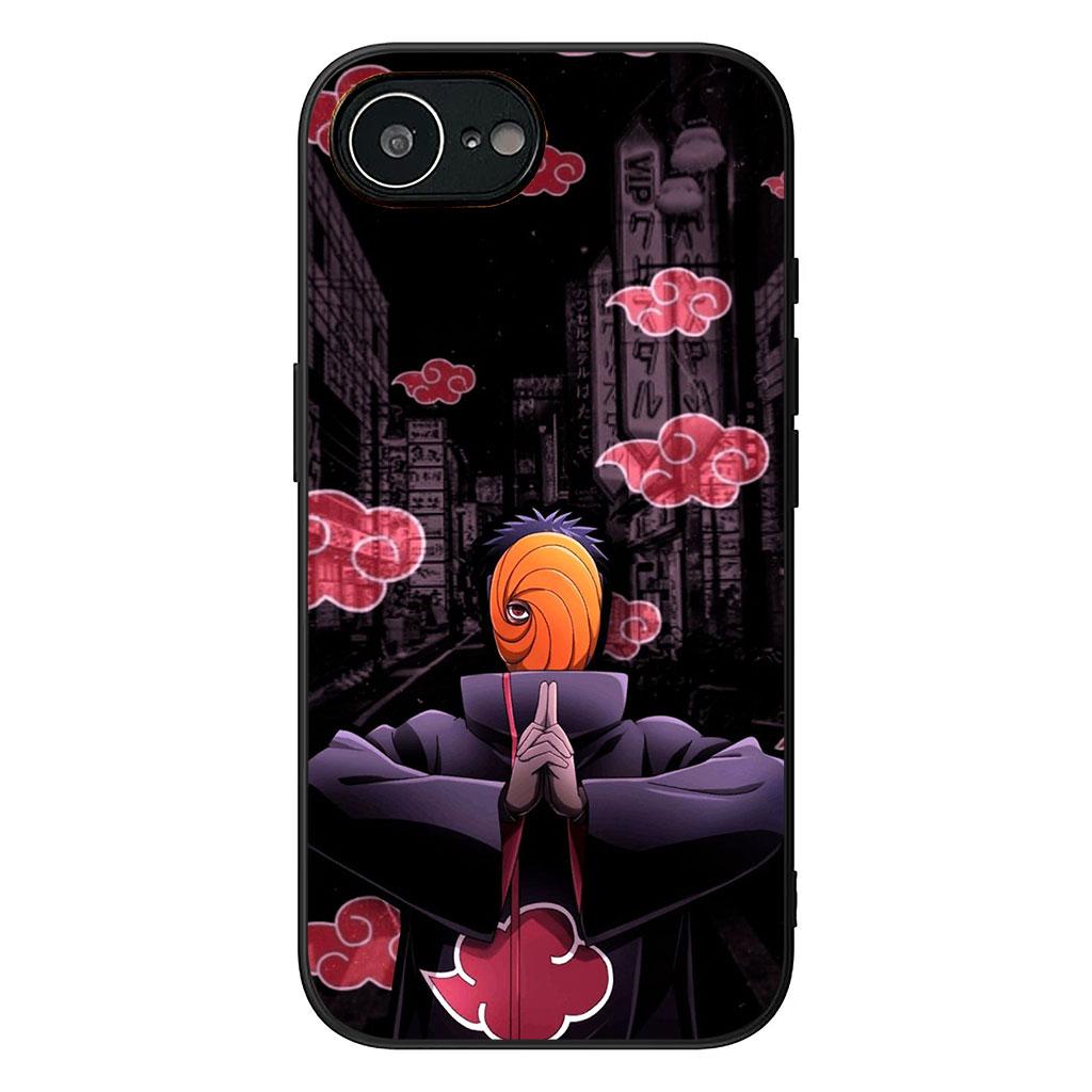 Anime Tobi Uchiha Obito Narutos Phone Cover Case for Apple iPhone 16 15 14 Plus 13 12 Mini 17 Pro Max + ProMax 16E Air 16+