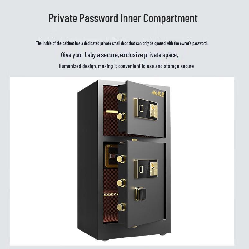 Lieve 1.2m Fingerprint Dual-Door Vertical Safe
