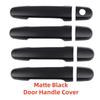 Carbon Car Accessory Door Handle Cover Trim Paste Style 2003 2004 2005 2006 2007 2008 Chrome Silver For 4 Door Toyota PRIUS 20