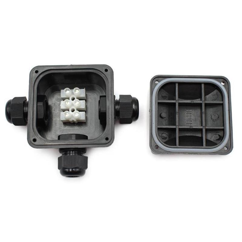 IP68 Электрический кабель Водонепроницаемый разъем Уличный Т-образный трехходовой распределительный ящик