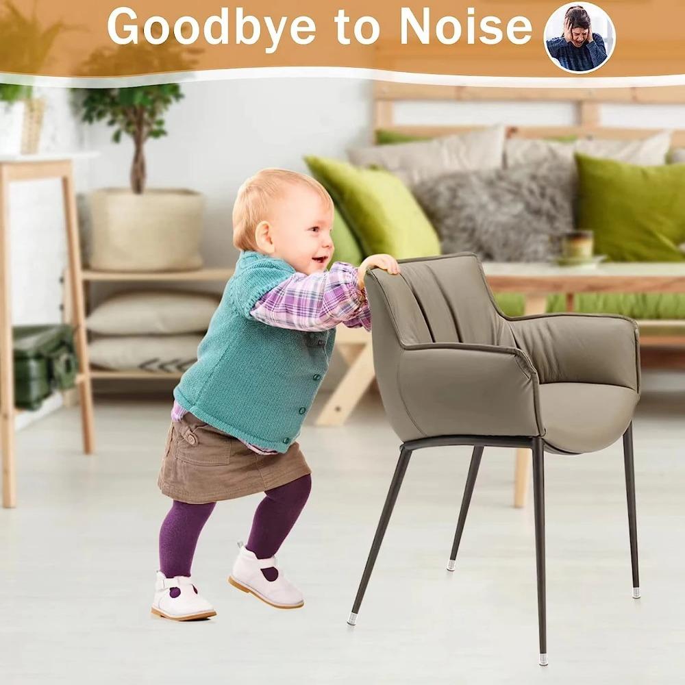 4-16 шт. прозрачные защитные колпачки для ножек стульев и столов, круглые колпачки для ножек мебели, напольные ползунки, нескользящие, с войлочными накладками