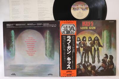 LP Пластинка KISS - Love Gun VIP6435 CASABLANCA 1977 Япония Obi Rock Б/у