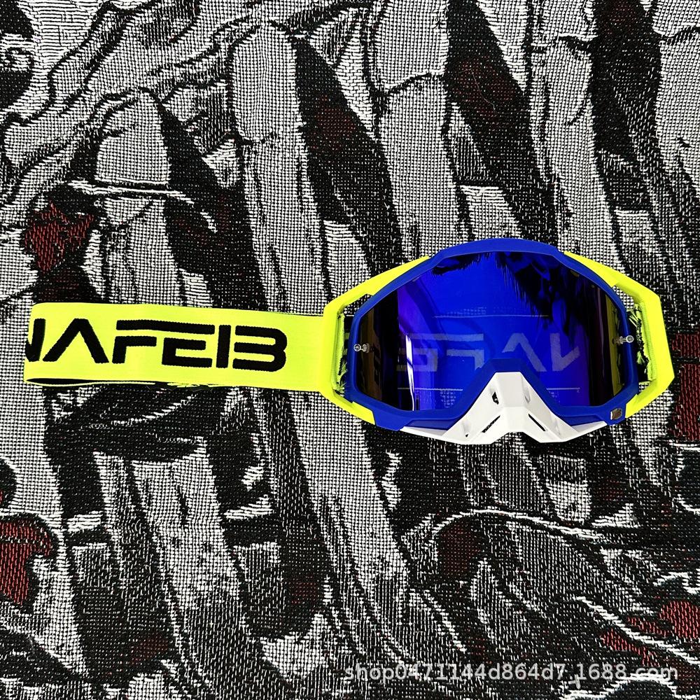 NAFEIB Motorcycle goggles for outdoor sports, off-road, windproof, for men and women riding motorcycles