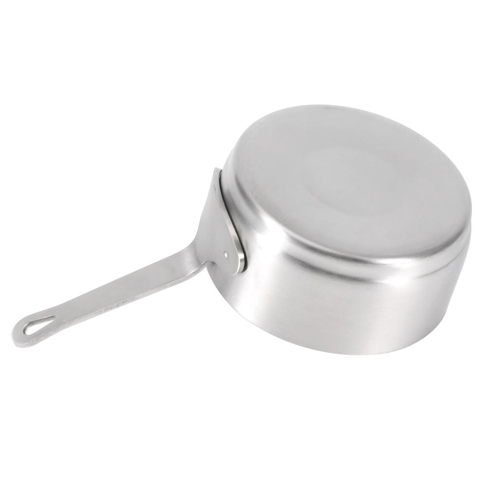 Чашка для соуса из нержавеющей стали, миска для соуса из перца, столовые приборы, кухонный инструмент с ручкой