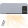 Electric Heater, Wall Mounted, Oscillating Function, 2 Modes, Timer, LED Display, Grey