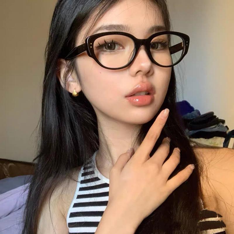 3Pcs Transparent Large Myopia Glasses Ultralight Square Frame Anti-Blue Minus Eyeglasses Retro Prescription Eyewear