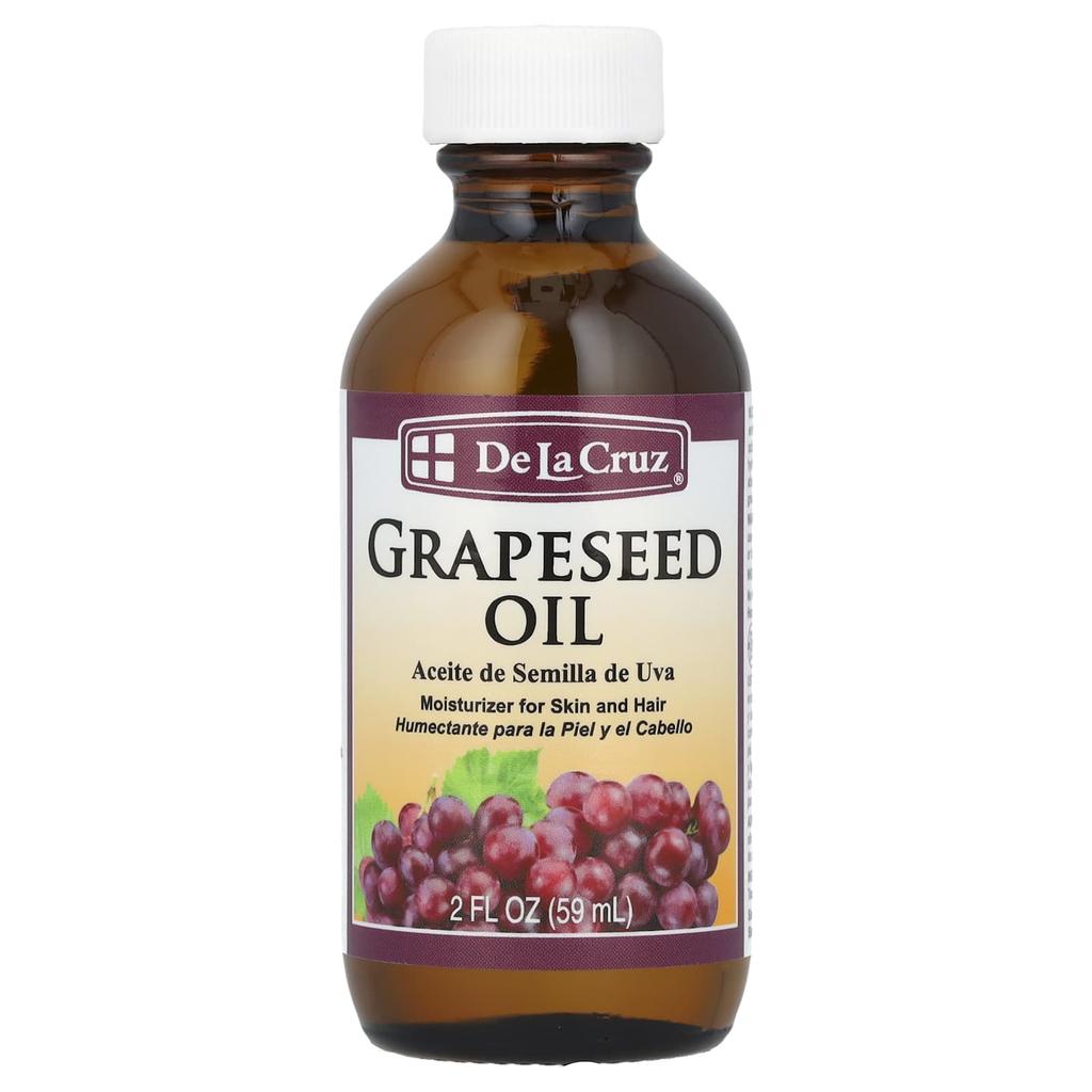 De La Cruz Grapeseed Oil, 2 Fl Oz (59 Ml)