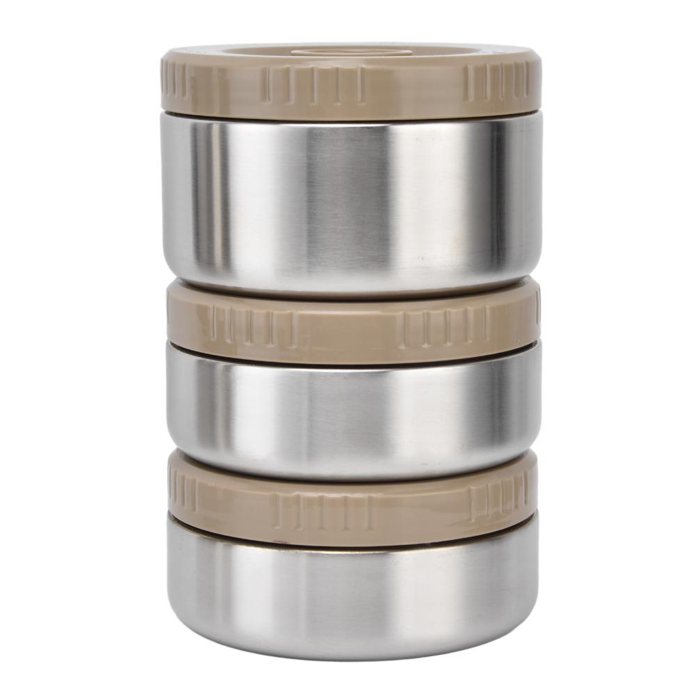 304 Stainless Steel Thermal Lunch Box 2000ml Portable Lunch Set  For Travel