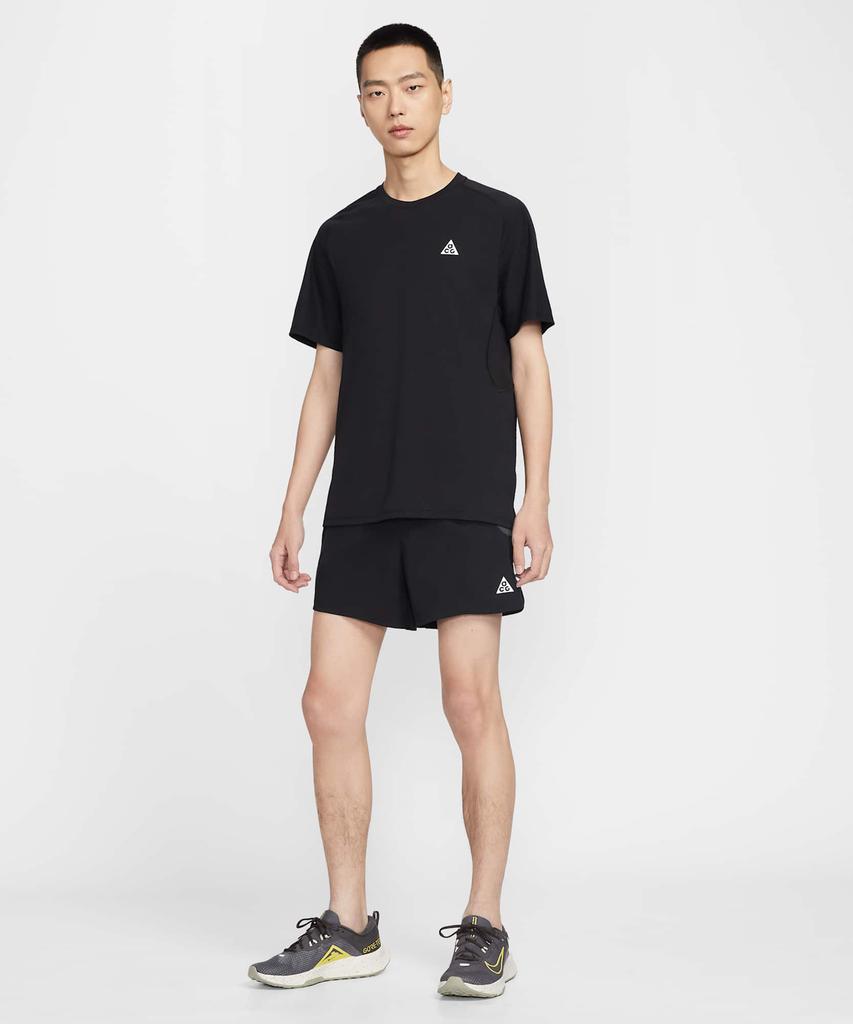NIKE Acg Solar Chase Dri-Fit Adv Trail Running Top M - Black: Summit White / Io9678-010