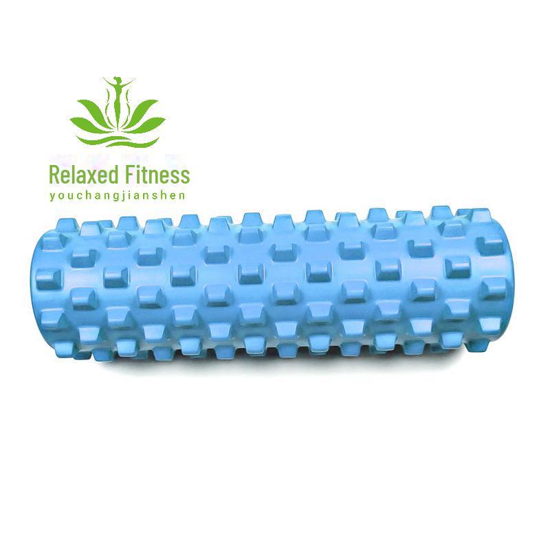 45cm EVA Foam Roller with Textured Surface for Muscle Massage and Relaxation