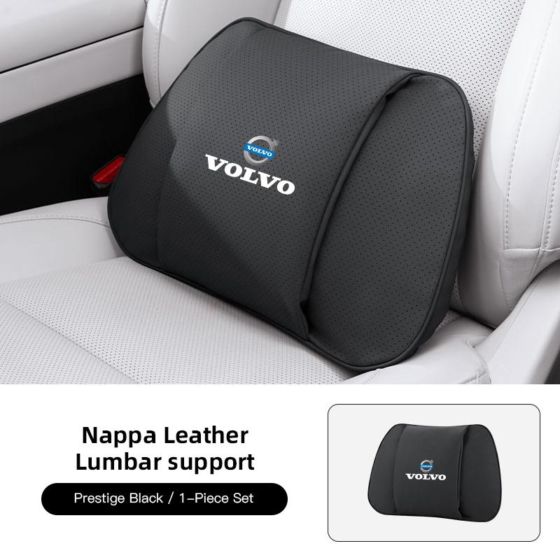mrjvb7 Keychain Leather Car Seat Headrest High-quality Comfort Waist Rest Neck Pillow Auto Interiors For Volvo Rdesign V60 V40 XC60 V50
