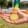 Медаль-победитель 2,54 дюйма с шейной лентой Колос Золотая Серебряная Бронзовая Медали Медаль для соревнований В качестве сувениров Подарков