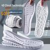 Cloud Step Men's and Women's High Elastic Shock Absorbing Breathable Comfort Insoles for Sports, Sweat-Wicking, Soft Sole, Ideal for Winter.