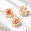 Large Rolled Edges Rose Head Handmade Diy Fake Roses Flowers Peplum Wedding Flower Artificial Shooting Props Decoration Fake Flowers