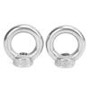 2pcs Lifting Eye Nuts Stainless Steel Outdoor Water Tools for Ocean Industry Yachts SpeedboatsM10