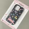 Colorful Flower Lychee Pattern Phone Case For iPhone 17 17Air 13 16 15 14 11 12 Pro Max Soft Anti-fall Protection Bumper Cover