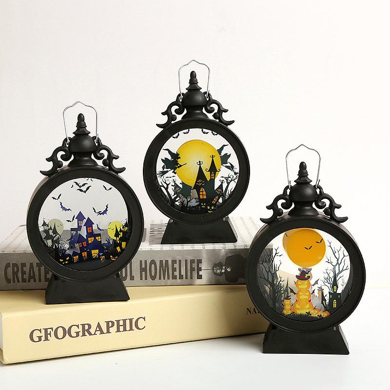 Halloween Retro LED Candle Lantern Decoration
