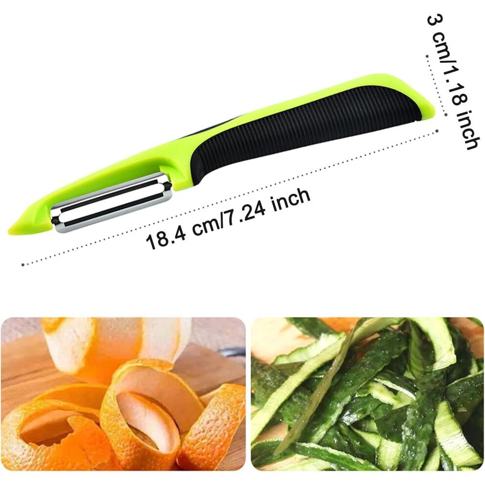 Potato Peelers Vegetable and Fruit Peeler Multifunction Vegetable Peeler Universal Peeler Convenient Anti-Slip Handle Potato/Carrot/Fruit Peeler 2pcs