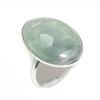 Aquamarine Handmade 925 Sterling Silver Jewelry Ring Size 9 I0B90
