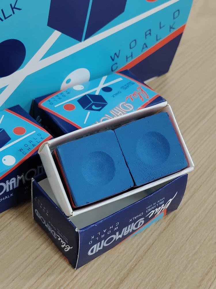 Blue Diamond Anti-Slip Billiard Cue Chalk