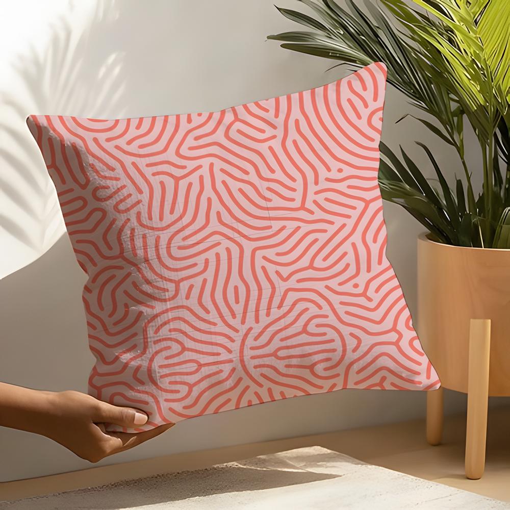 Fashion art YYayoi Kusama Pillow Case Linen Cushion Covers For Decorative Sofa Home Pillows Case Car Chair Pillows Cases