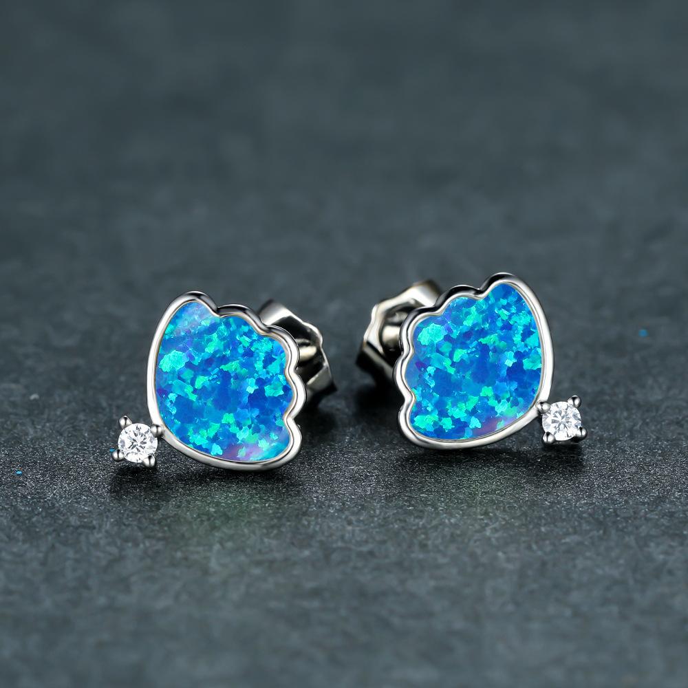 Новая Мода Ракушечный Край Одиночный Белый Бриллиант Женская Серьга Простой и Универсальный Ушной Аксессуар