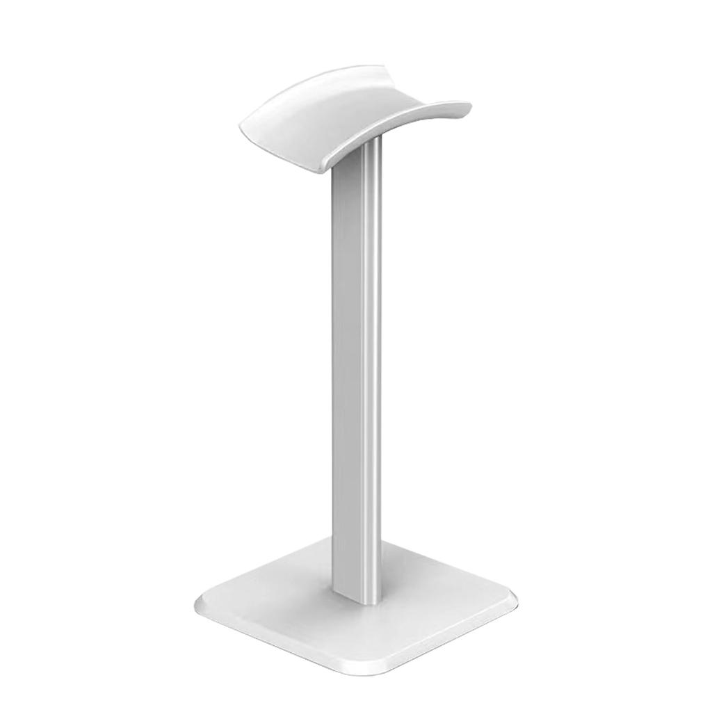 BTtime Headphone Aluminum Desktop Headphone Headphone Easy To Compatible with Most Headphones Stand, Alloy, Hanger, Anti-Slip Stand, Assemble, (White)